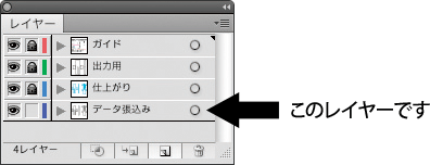 データの張り込み方