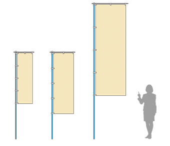 のぼり旗のサイズ