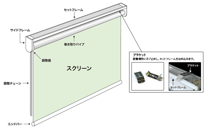 ロールスクリーン仕様